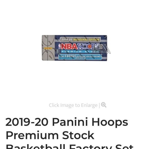 2019-20 Panini NBA Hoops Premium Stock Box Set, - Picture 2 of 2